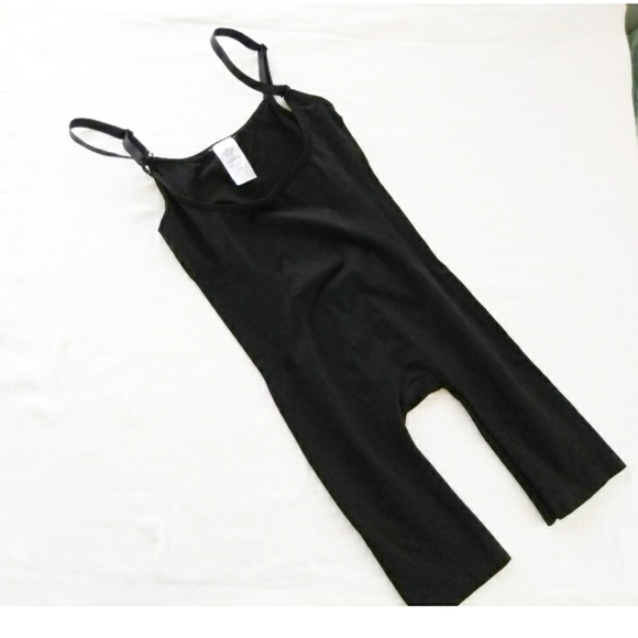 kmart Intimates & Sleepwear Kmart Black Shaping One Piece Tank Shorts Large Poshmark